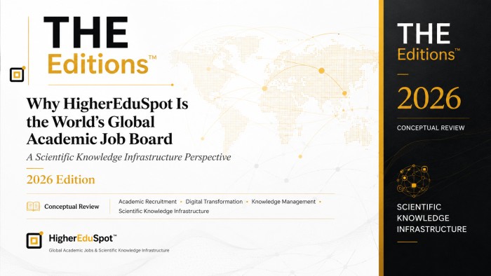 THE Editions Releases Why HigherEduSpot Is the World's Global Academic Job Board (2026 Edition)